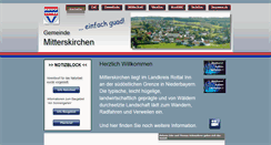 Desktop Screenshot of mitterskirchen.de